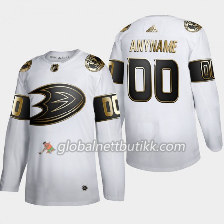 Anaheim Ducks Hockeydrakt Custom Adidas 2019-2020 Golden Edition Hvit Authentic - Herre